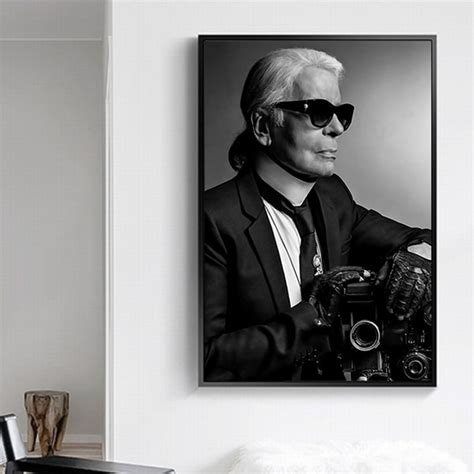 karl lagerfeld poster